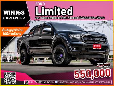 FORD RANGER 2.0L Turbo Limited 4x4 6MT Opencab ไมล์ 22,000Km ปี2019 (F151)